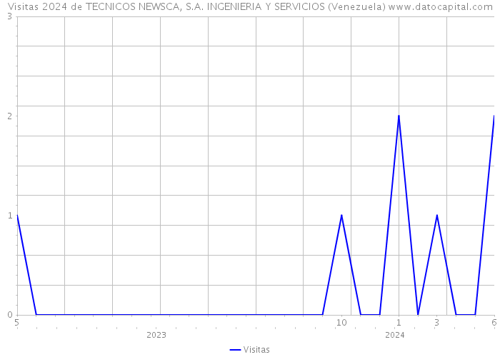 Visitas 2024 de TECNICOS NEWSCA, S.A. INGENIERIA Y SERVICIOS (Venezuela) 