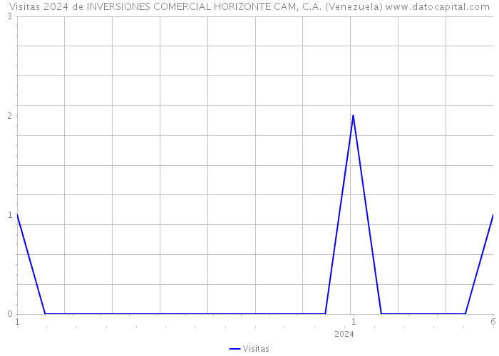 Visitas 2024 de INVERSIONES COMERCIAL HORIZONTE CAM, C.A. (Venezuela) 