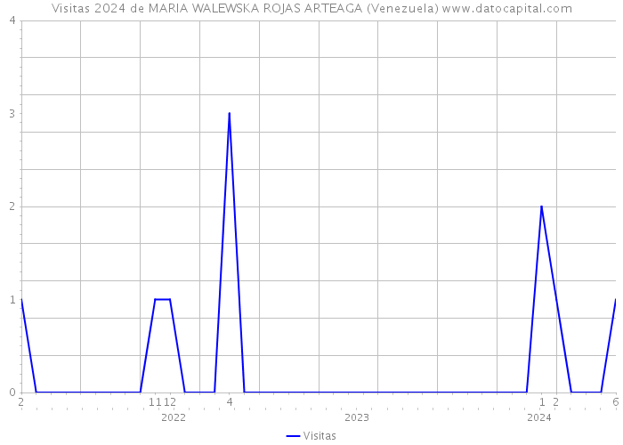 Visitas 2024 de MARIA WALEWSKA ROJAS ARTEAGA (Venezuela) 