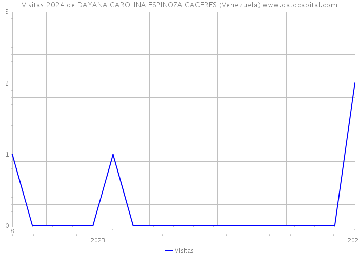 Visitas 2024 de DAYANA CAROLINA ESPINOZA CACERES (Venezuela) 