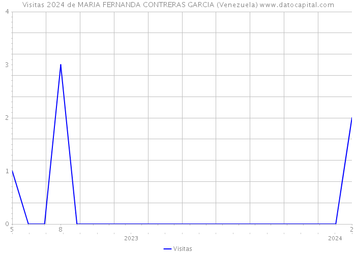 Visitas 2024 de MARIA FERNANDA CONTRERAS GARCIA (Venezuela) 