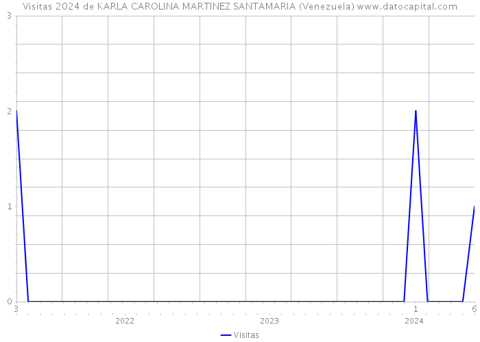 Visitas 2024 de KARLA CAROLINA MARTINEZ SANTAMARIA (Venezuela) 